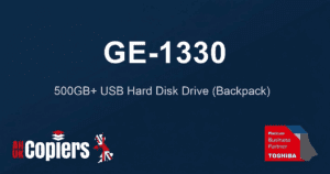 Toshiba GE-1330 500GB+ USB Hard Disk Drive (Backpack)