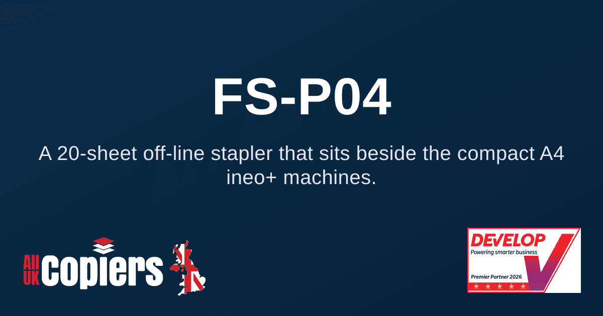 Develop Off-line stapler