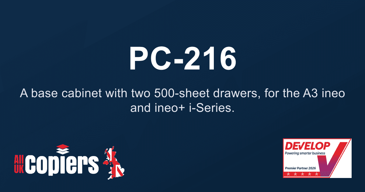 Develop 2 x 500 Sheet Paper Feed Cabinet