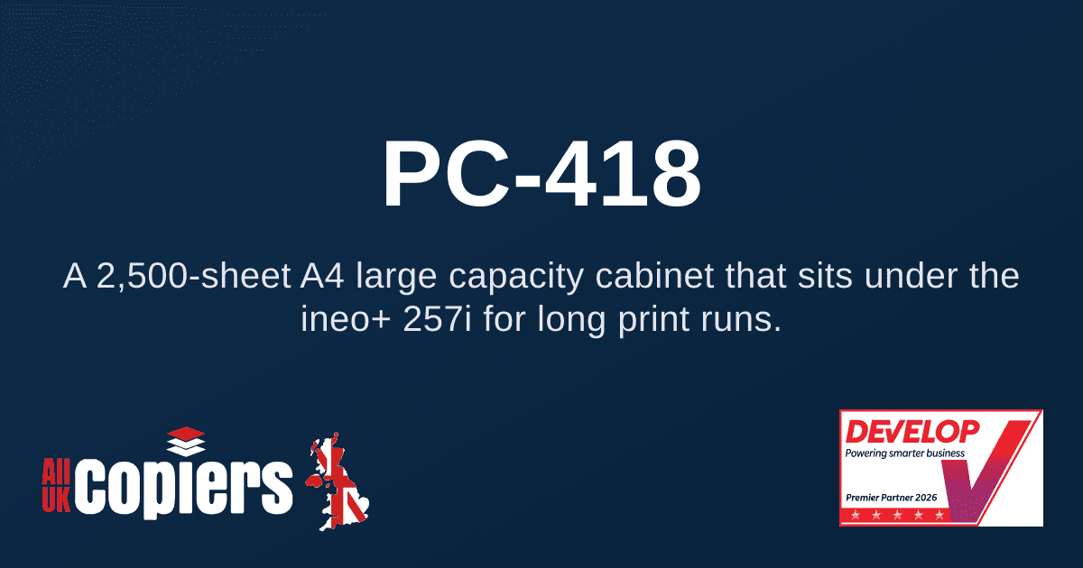 Develop 2500 Sheet Large Capacity Cassette