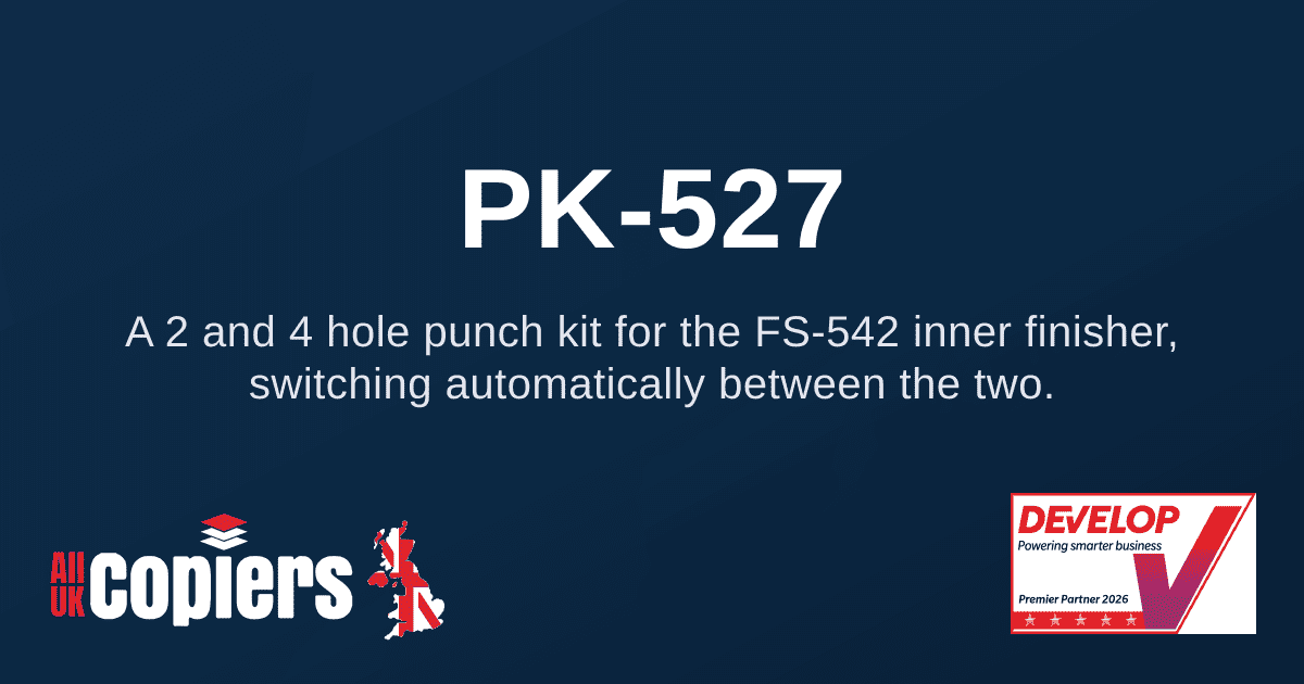 Develop Punch Kit (2/4 hole) for FS-542
