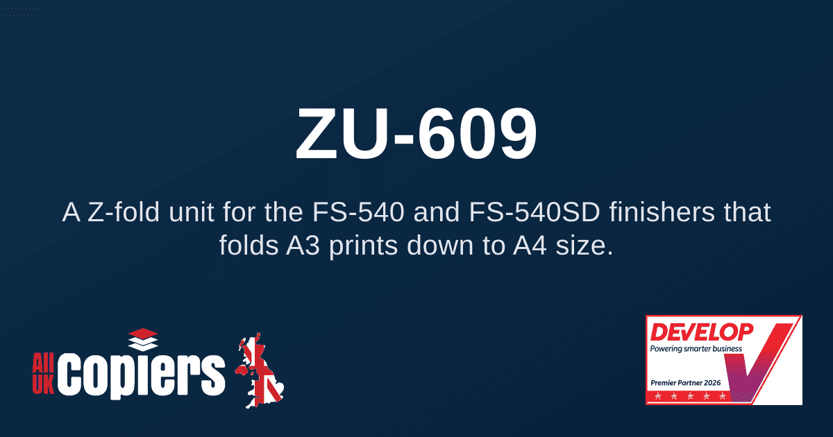 Develop Z-folding unit