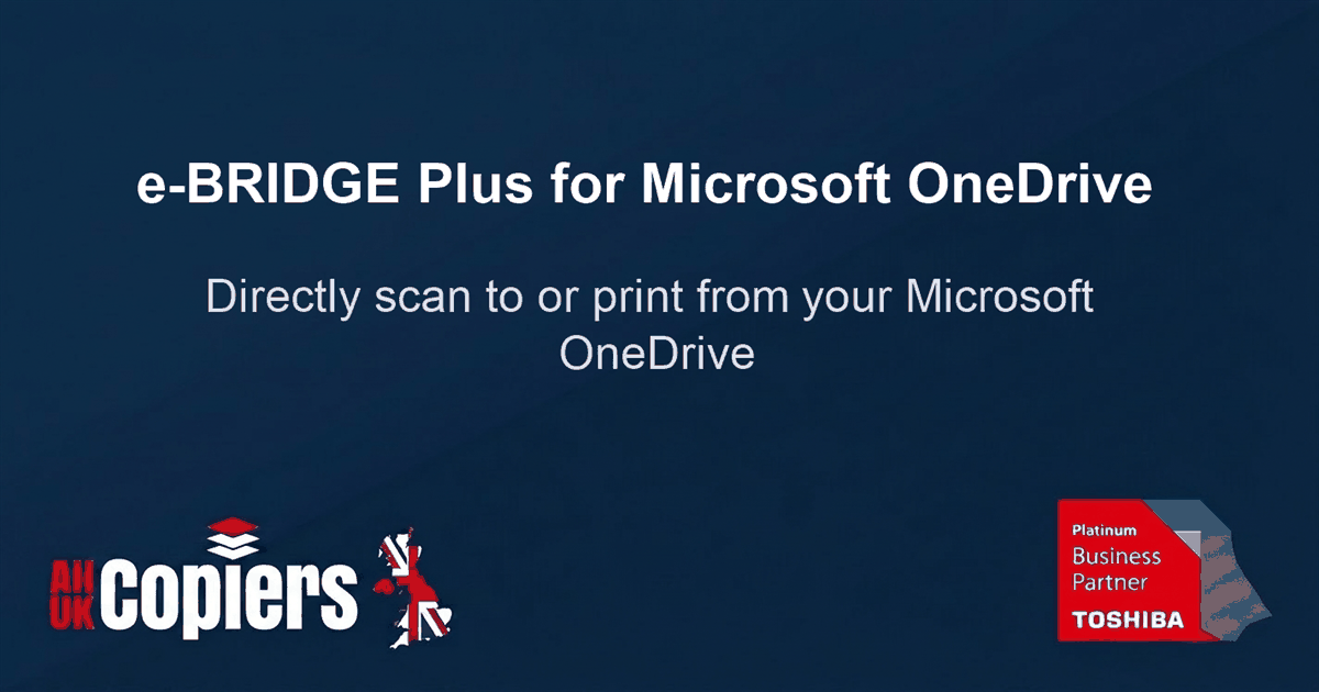 Toshiba e-BRIDGE Plus for Microsoft OneDrive