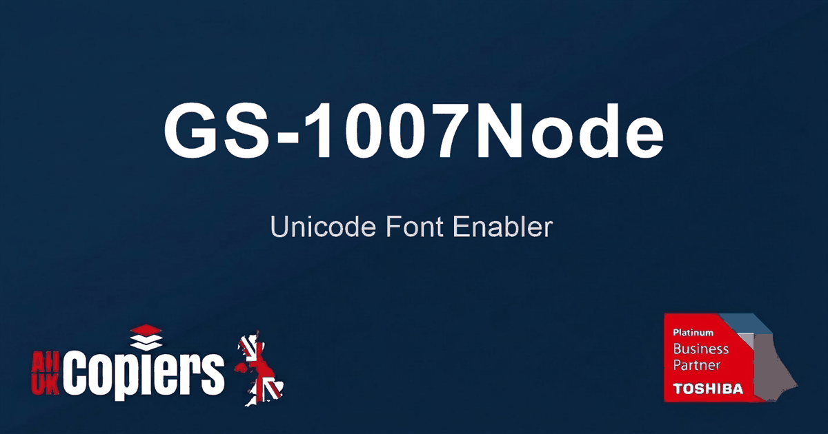 Toshiba GS-1007Node